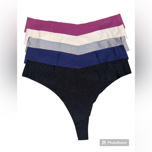 5 NEW Seamless thongs Multicolors - Picture 1 of 2